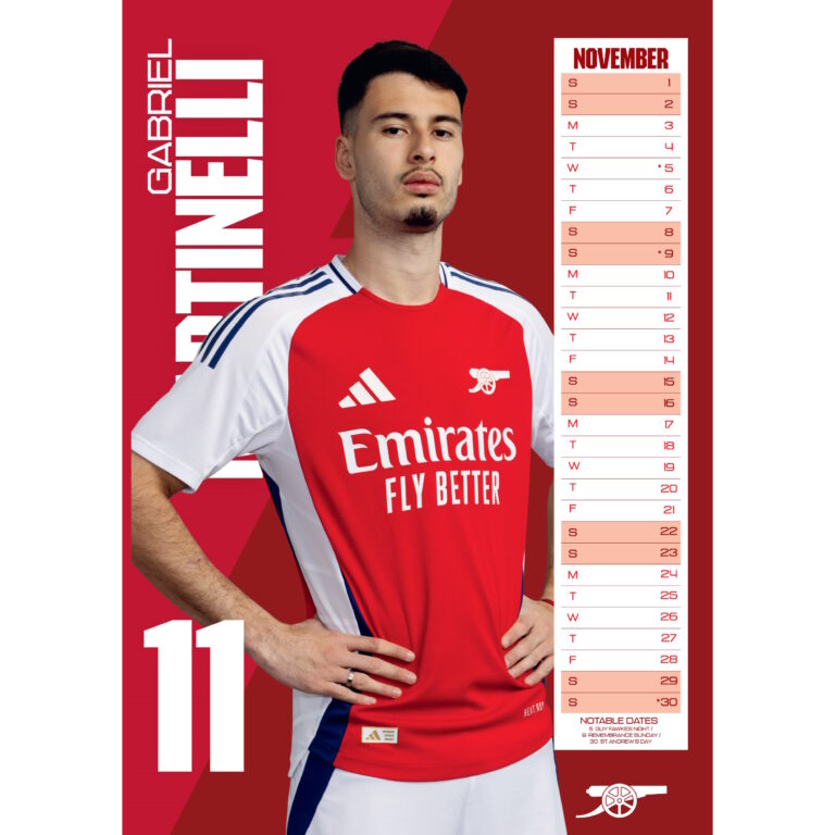 Arsenal 2025 Calendar