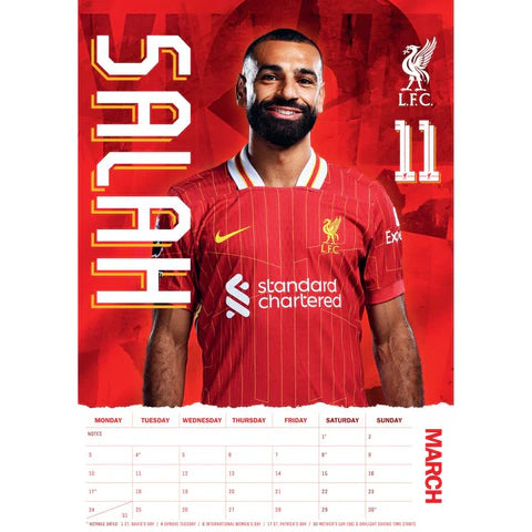 Liverpool 2025 Calendar