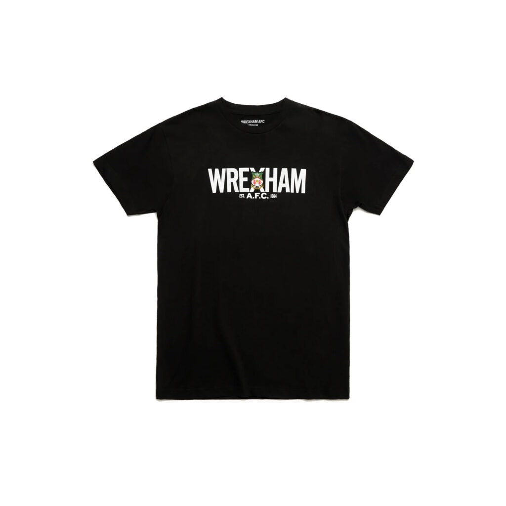 Wrexham Black Logo Tee