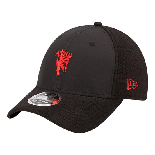 New Era - Manchester United 9FIFTY Stretch Snap Fleece Cap Black