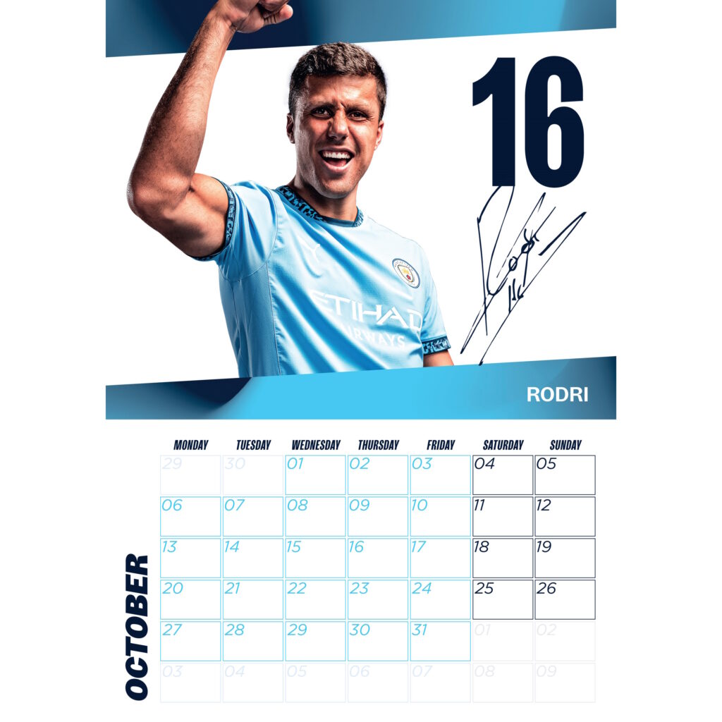 Manchester City 2025 Calendar